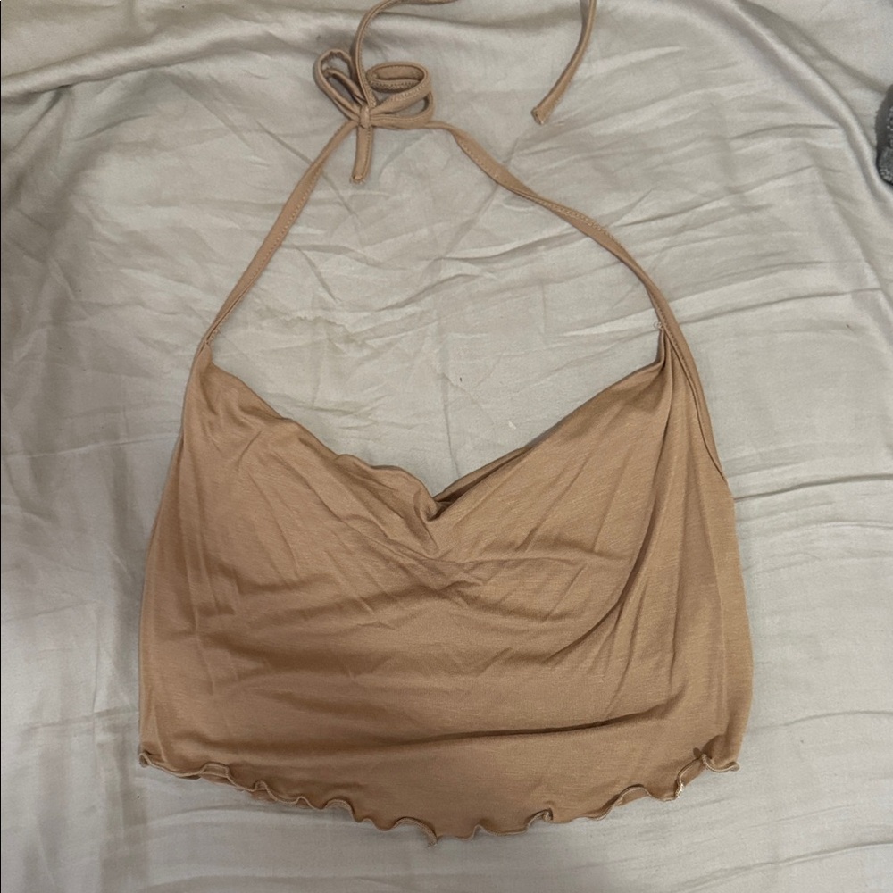 Forever 21 Tan Crop Top